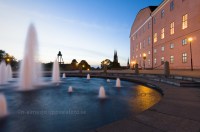 Magnet med foto av Uppsala Slott, Slottsgården