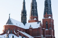 Uppsala Domkyrka vinter