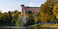 Uppsala slott & Svandammen på vykort